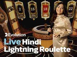 Hindi Lightning Roulette - Evolution