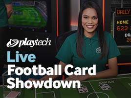 Football Card Showdown Live - Playtech Live
