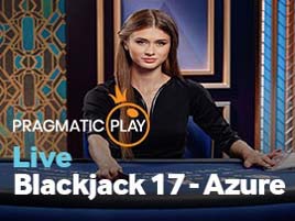 Blackjack 17 - Azure - Pragmatic Play Live