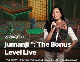 Jumanji The Bonus Level Live - Playtech