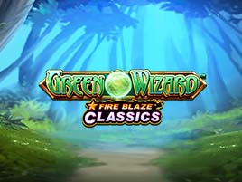 Fire Blaze Green Wizard - Playtech