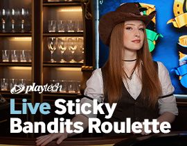 Sticky Bandits Roulette Live - Playtech