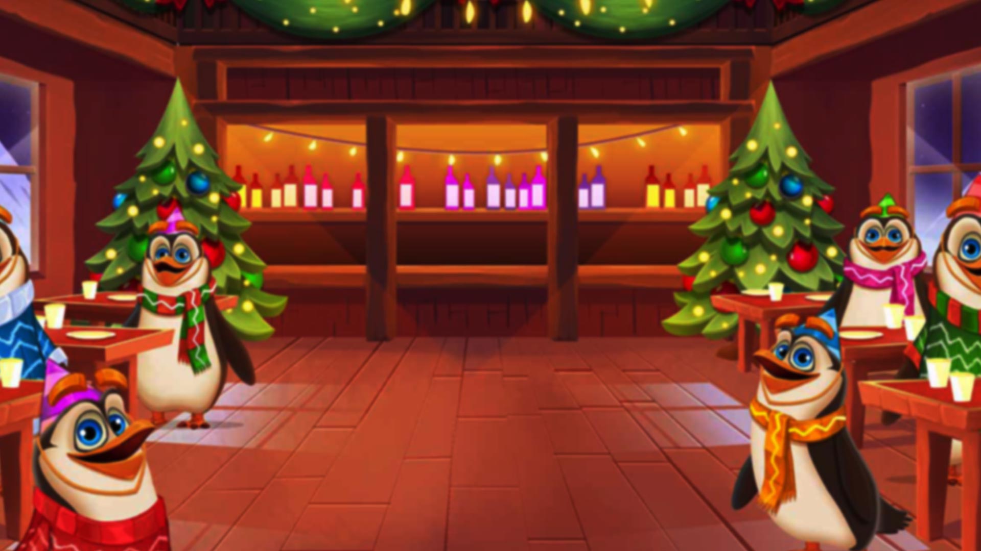 Penguins Christmas Party Time - Pragmatic Play game image