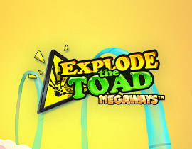 Explode the Toad Megaways. - Games Global