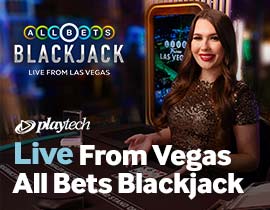 Vegas All Bets Blackjack Live - Playtech