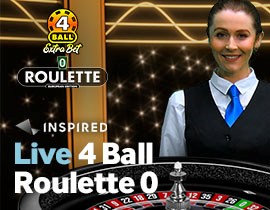 Roulette 0 4 ball extra bet - Inspired gaming
