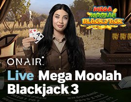 Mega Moolah Blackjack 3 - On Air